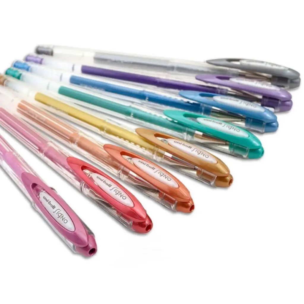 Lápices de Gel Uni Ball Signo 120 Noble Metal (3).webp