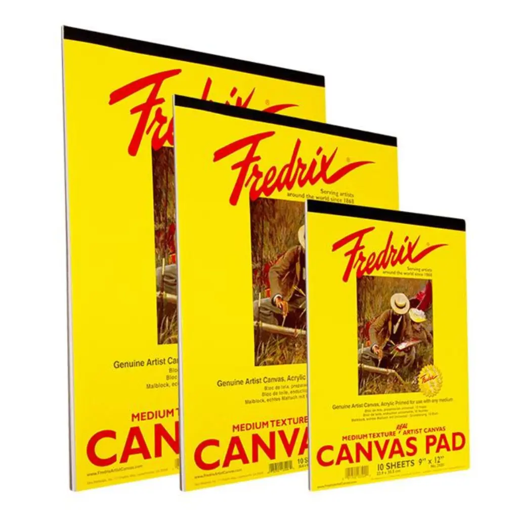 Block de Tela Blanca Fredrix Canvas Pad 10 Hojas.webp
