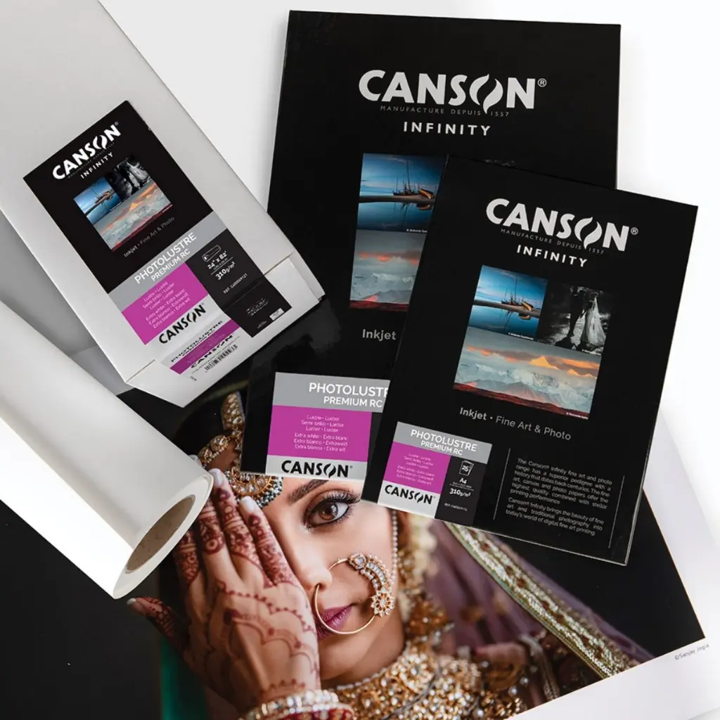 Papel Impresión Digital Canson Infinity PhotoLustre Premium RC 310gr Lustrado.webp
