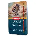 0700671 Derwent Drawing Pencils 12 Tin - Side View.webp