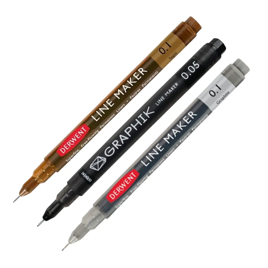 Tiralíneas Derwent Graphik.webp