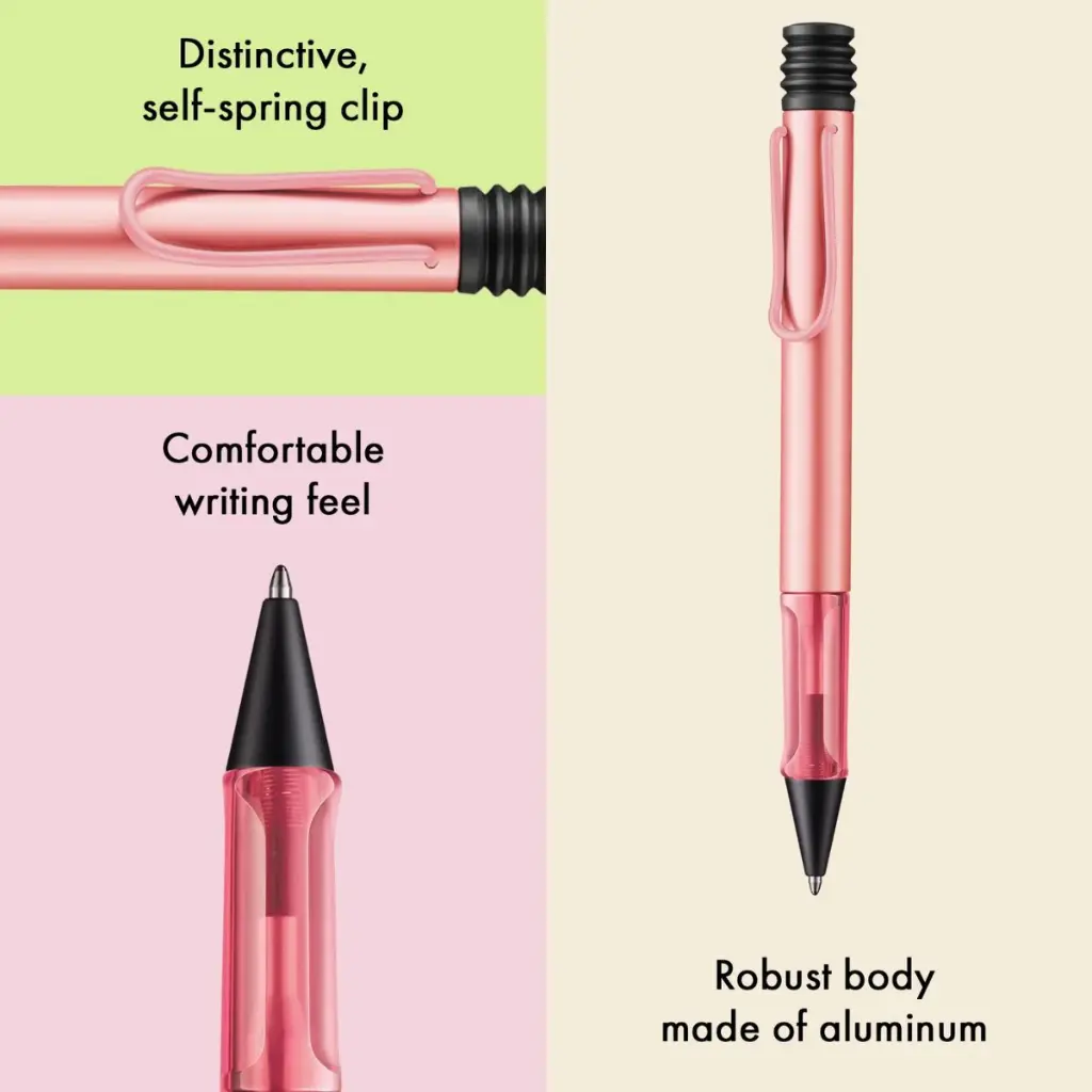 [4041194] Bolígrafo Lamy Al-Star Negro Tinta M16 Negra Edición Limitada (Flamingo) (2).webp
