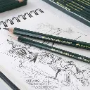 [FC119302] Lápiz Grafito Jumbo Faber Castell 9000 2B (2).webp