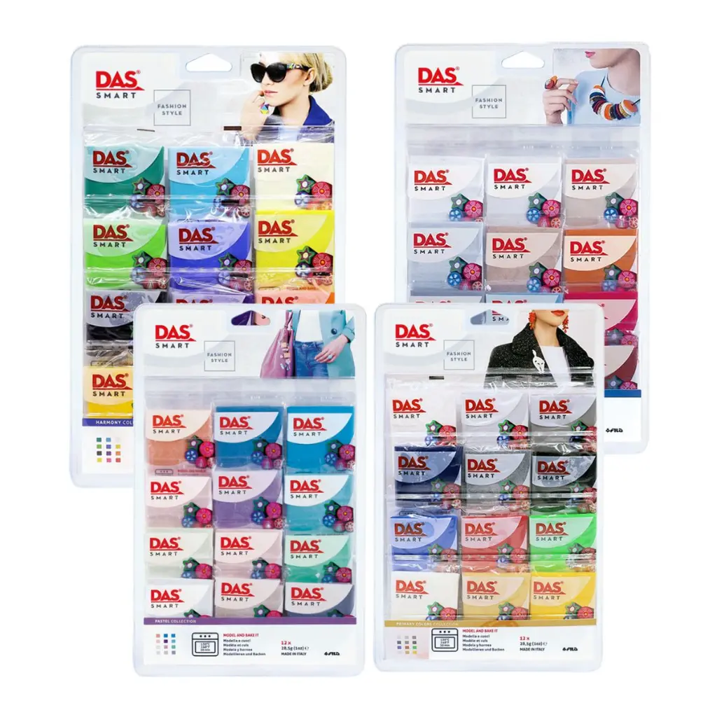 Portada -Arcilla Polimérica DAS Smart Set 12 Colores Harmony 28,5 gr.webp