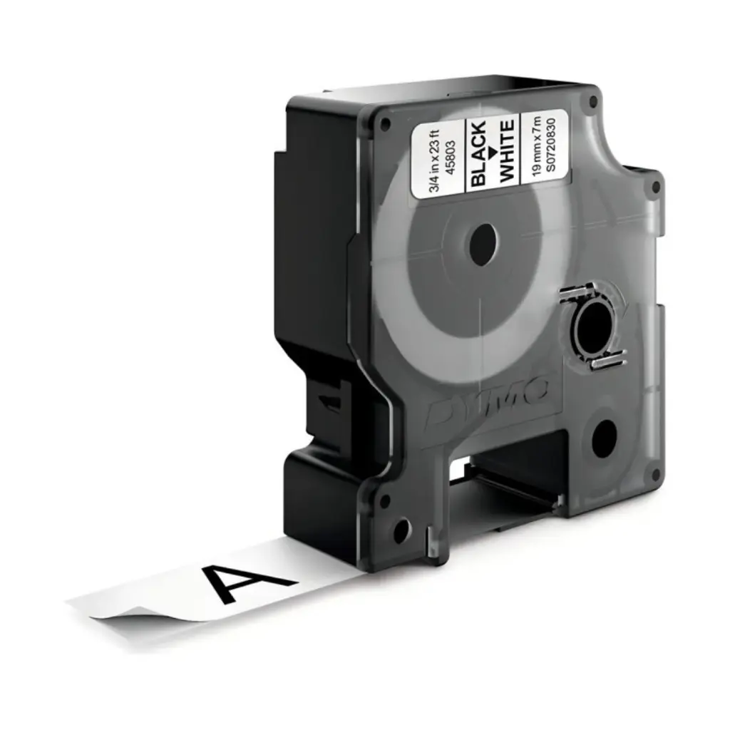 45803 - Cinta D1 Dymo 19mm x 7mt Negro_Blanco (2).webp