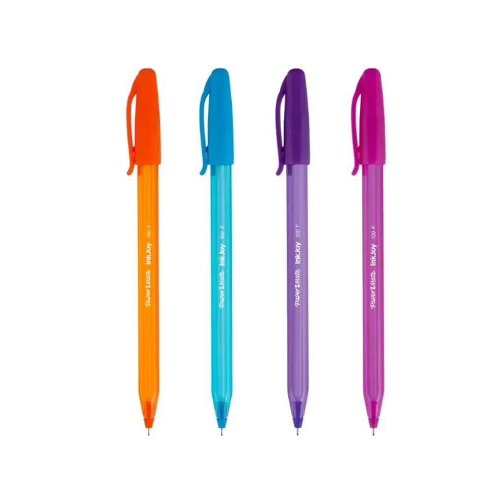 2107772 - Lápices Pasta Inkjoy Paper Mate Punta Fina 0.7mm Set 4 Colores (2).webp
