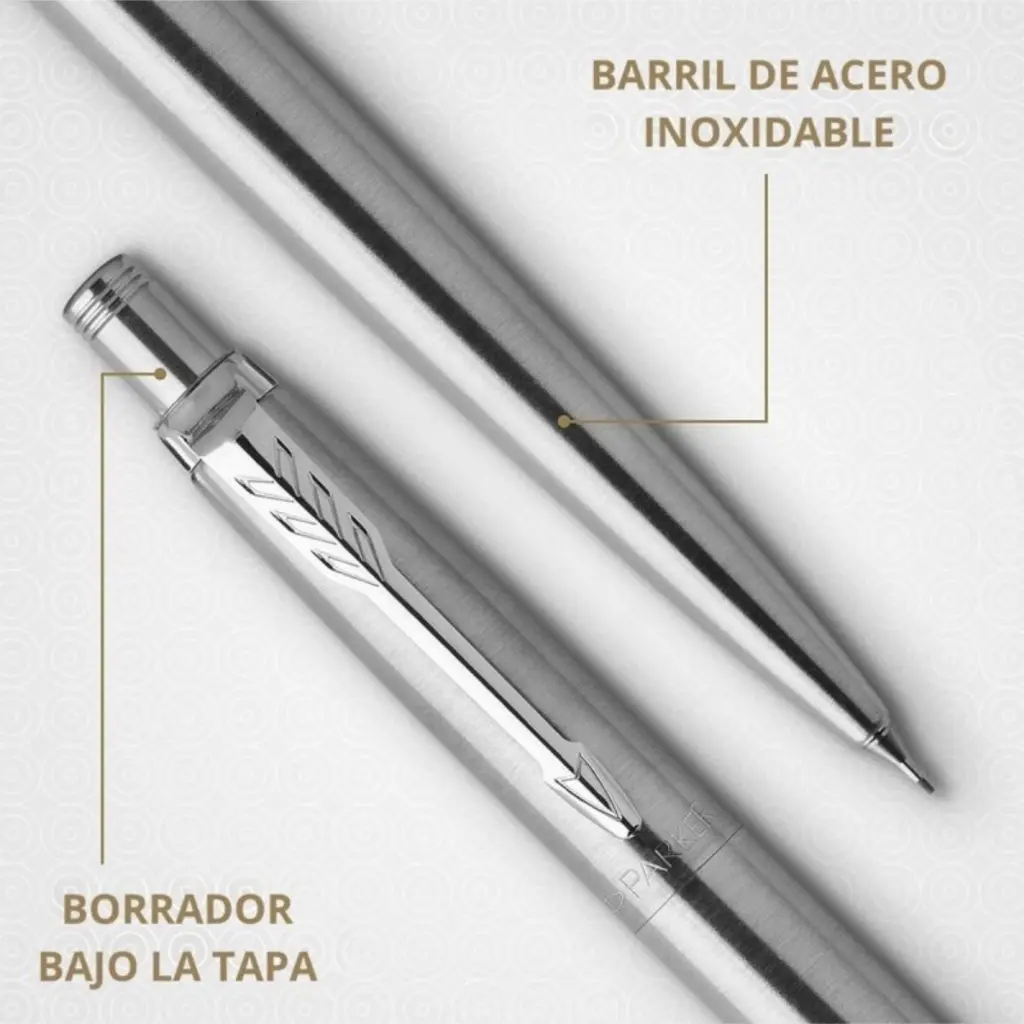 2007853 - Bolígrafo y Portamina de Acero Parker Jotter (5).webp