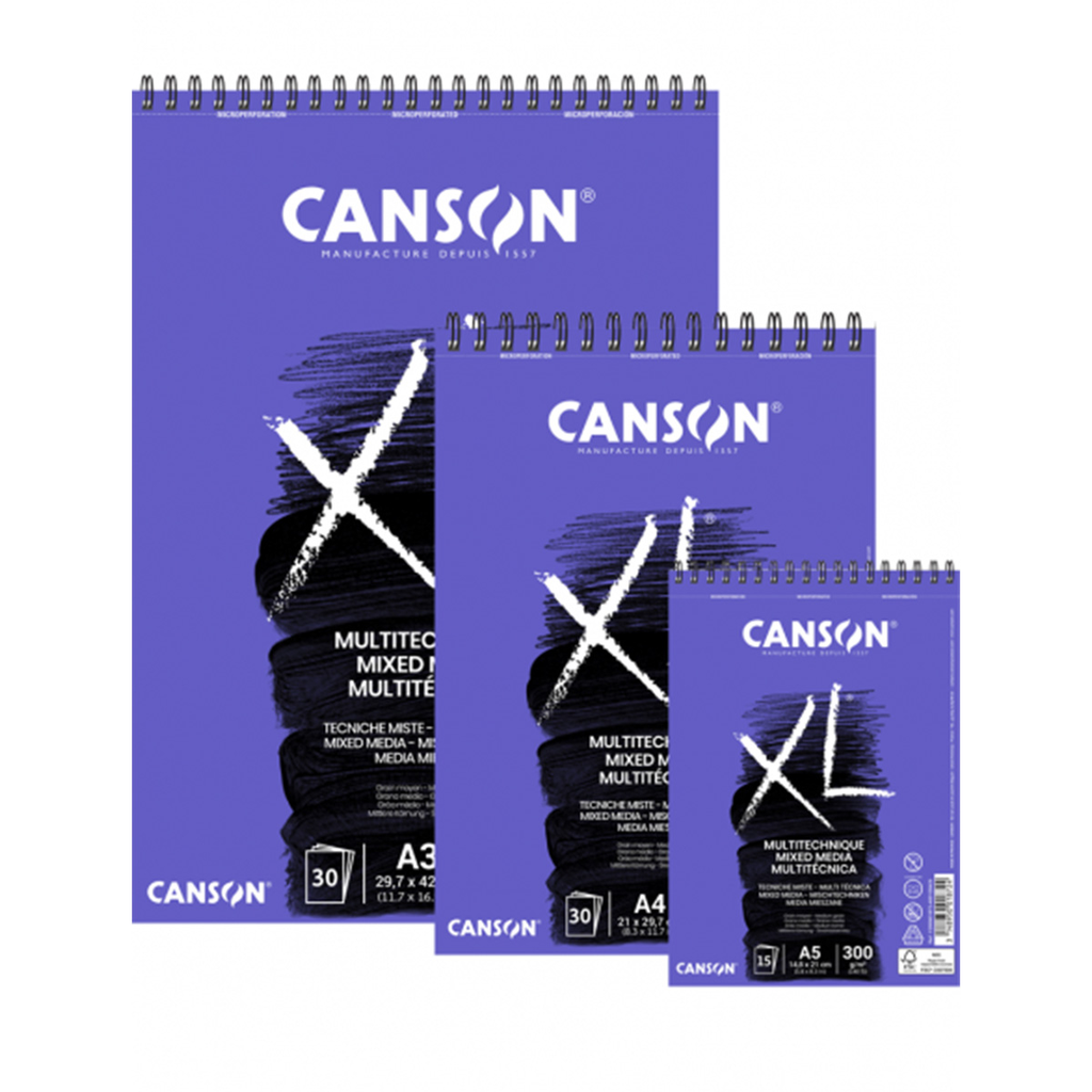 Croquera Técnica Mixta Canson XL 300gr