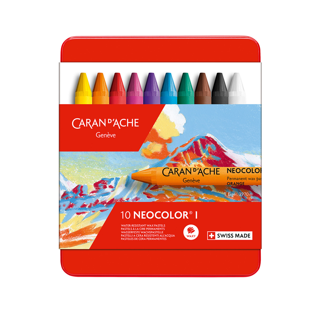 Pasteles de Cera Neocolor I Caran d Ache Set 10