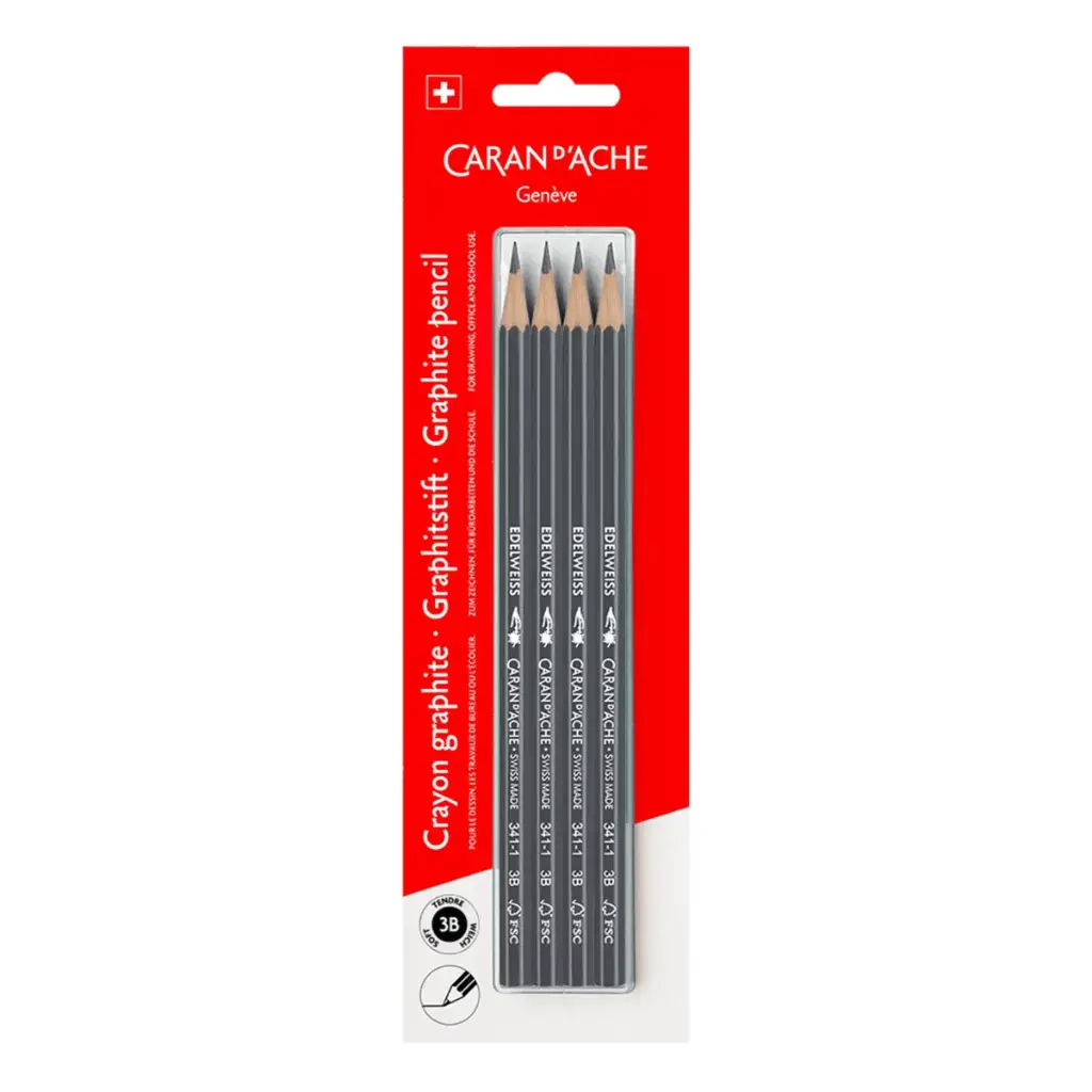 Lápices Grafito Caran d Ache Edelweiss Sets 4 Unidades