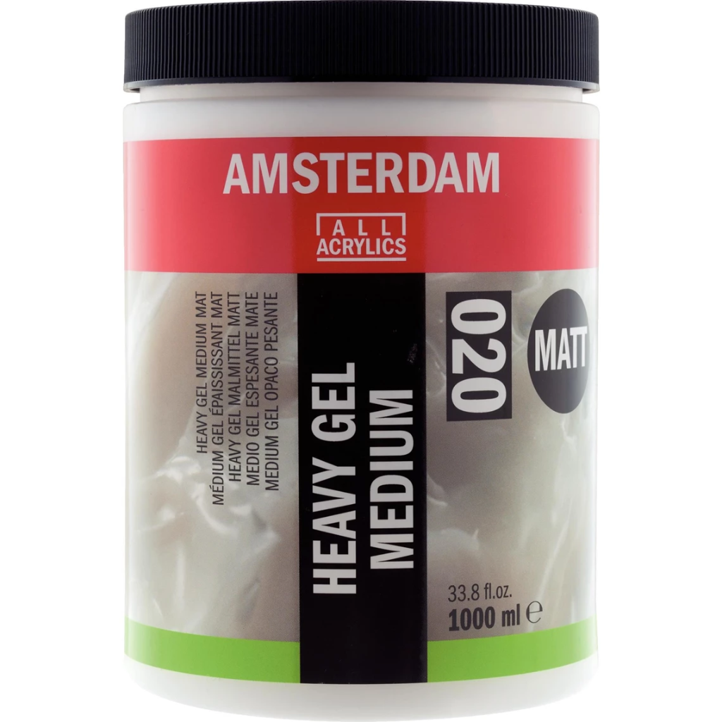 Medium Acrílico Amsterdam Heavy Gel Mate 1000ml