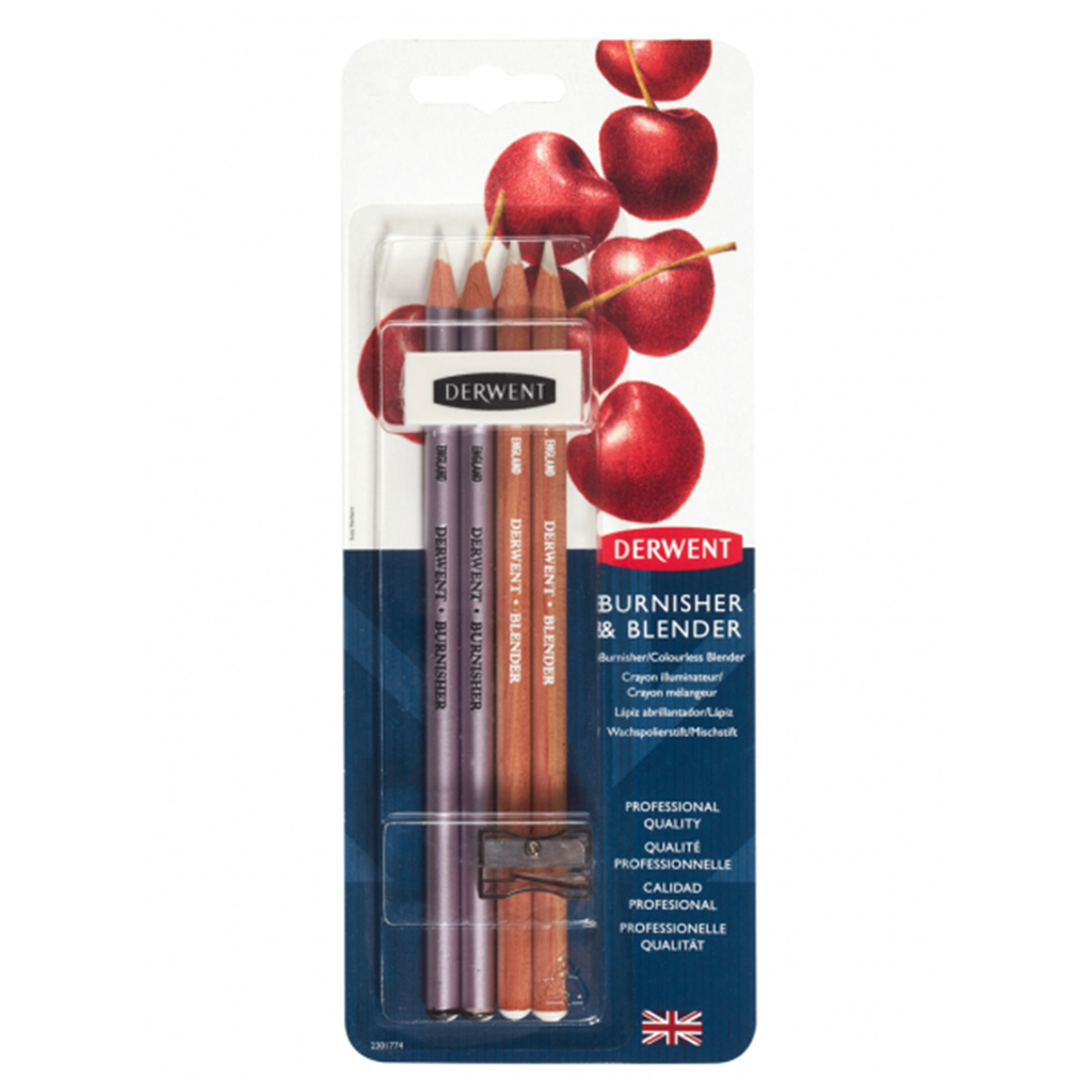 Lápiz Abrillantador Y Mezclador Derwent Set 6 Piezas