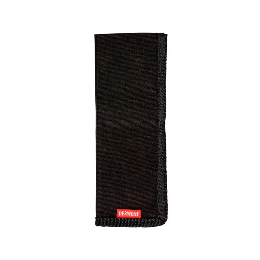 Estuche de Tela Negro Derwent para 12 Lápices