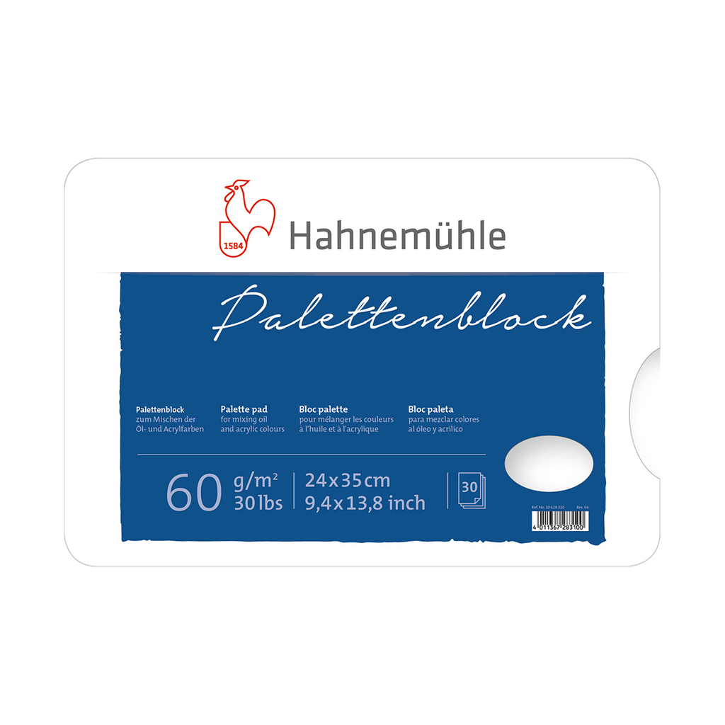 Paleta Para Mezclar Hahnemuhle 60gr 24x35cm 30 Hojas