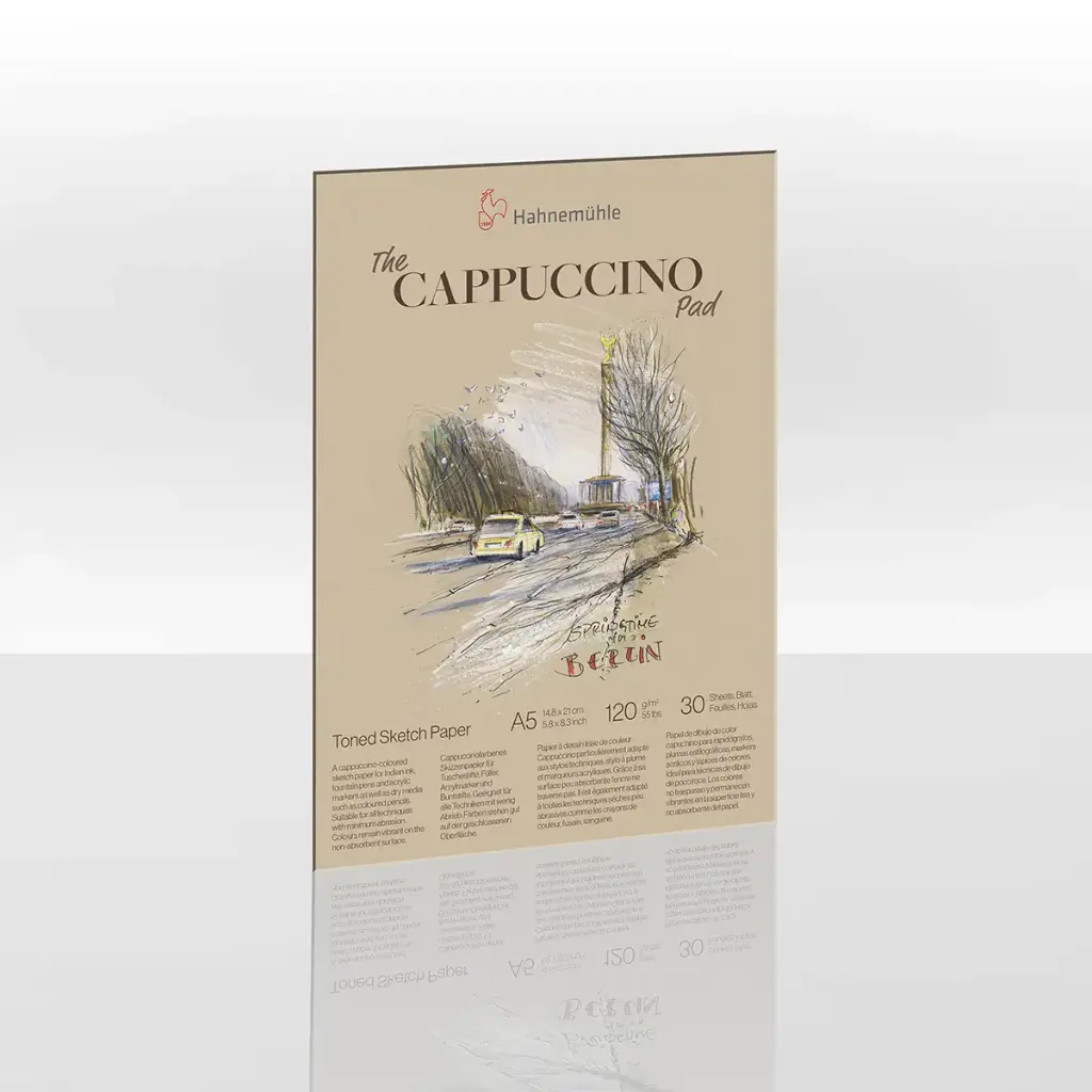 Block Dibujo Hahnemuhle Capuccino Pad 120gr 30 Hojas