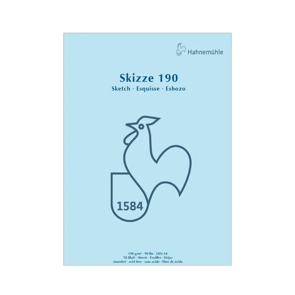 Block Dibujo Hahnemühle Skizze 190gr 50 Hojas