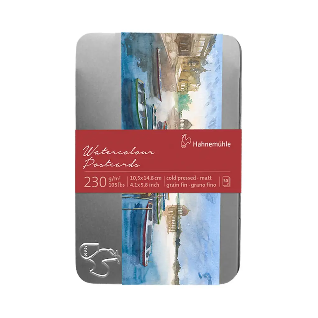 Tarjetas Postales de Acuarela Hahnemuhle 230gr A6 30 Hojas