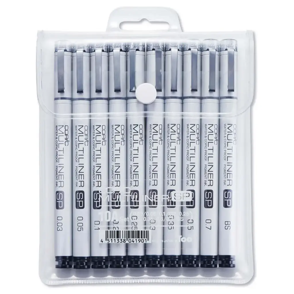 Tiralíneas Copic Multiliner Recargables SP Set 10A