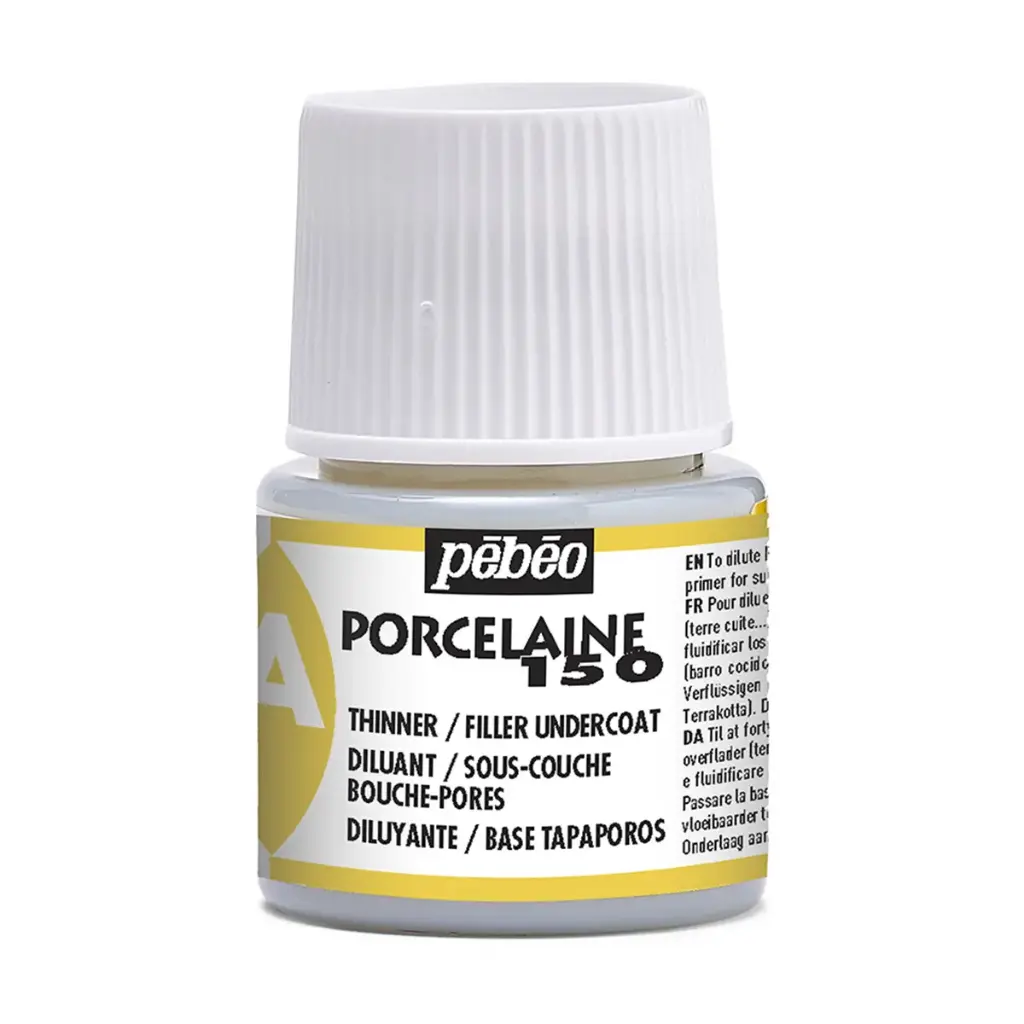 Diluyente - Base Tapaporos para Pinturas Pebeo Porcelaine 150 45ml