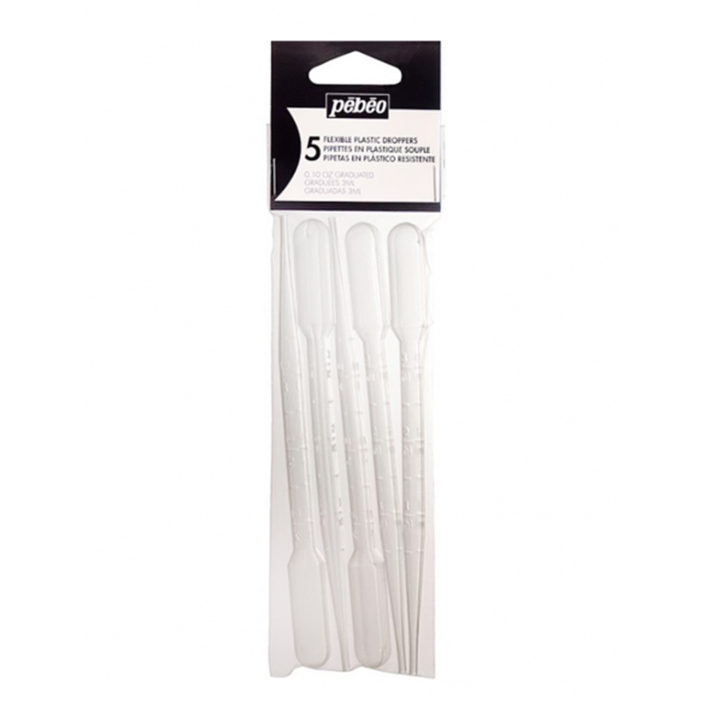 Pipetas Plásticas Pebeo 3ml 5 Unidades