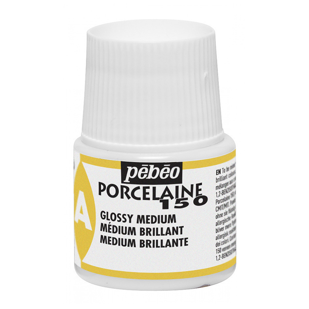 Medium Brillante para Pinturas Pebeo Porcelaine 150 45ml