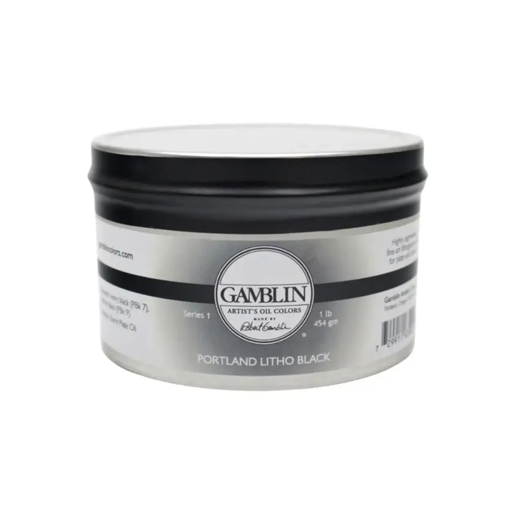 Tinta Grabado Gamblin Litografía Portland Black 1Lb (453.6 ml)