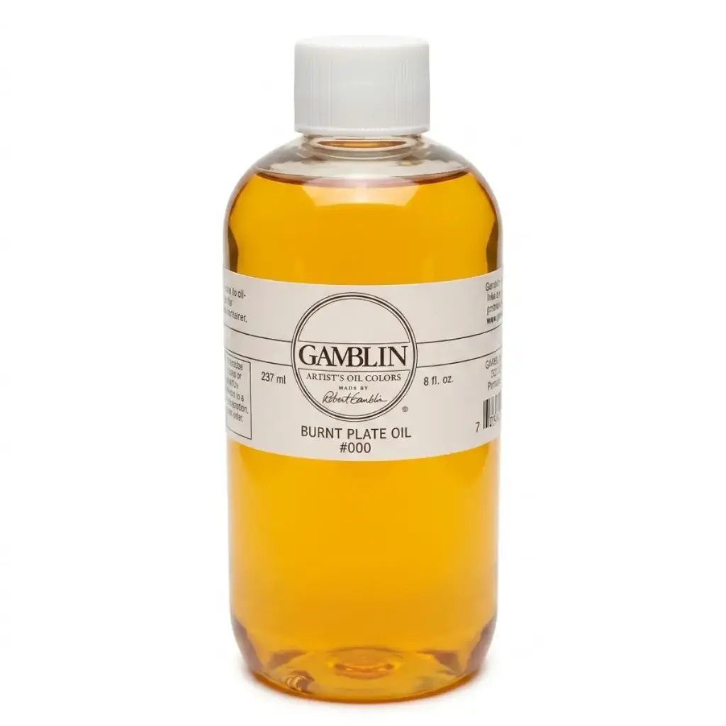 Aglutinante Para Tintas Grabado Burnt Plate Oil Gamblin 8oz