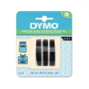 Cinta en Relieve de Pvc Dymo Set 3 Unidades 9mm x 3mt