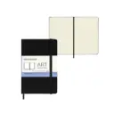Libreta Moleskine Sketchbook 165gr Tapa Dura Negra
