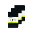 Libretas Moleskine Cahier Grande Plana Set 3