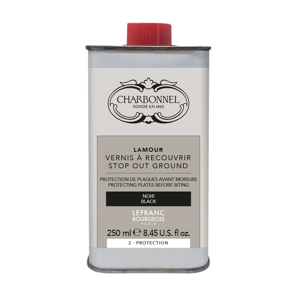 Barniz Protector para Grabado en Metal Charbonnel Negro Lamour 250ml