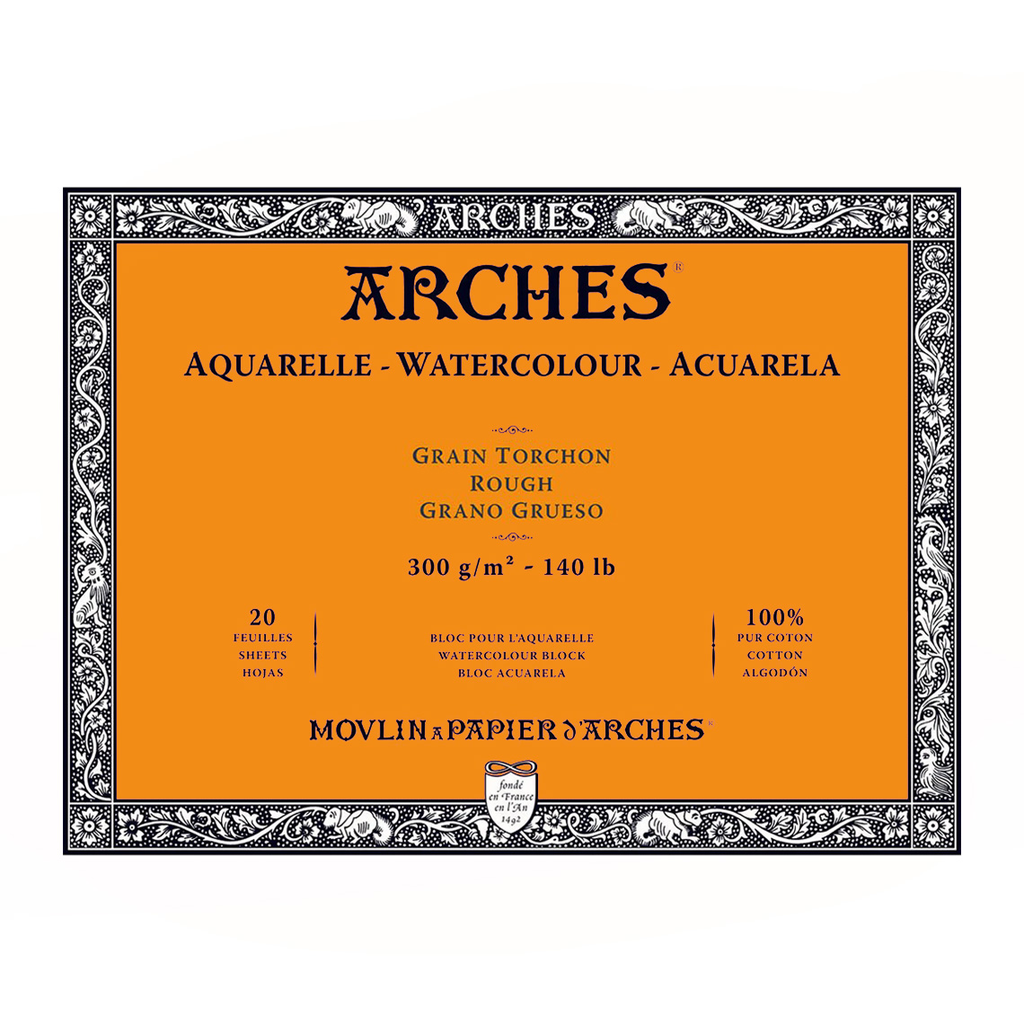 Block Acuarela Arches 300gr Grano Grueso