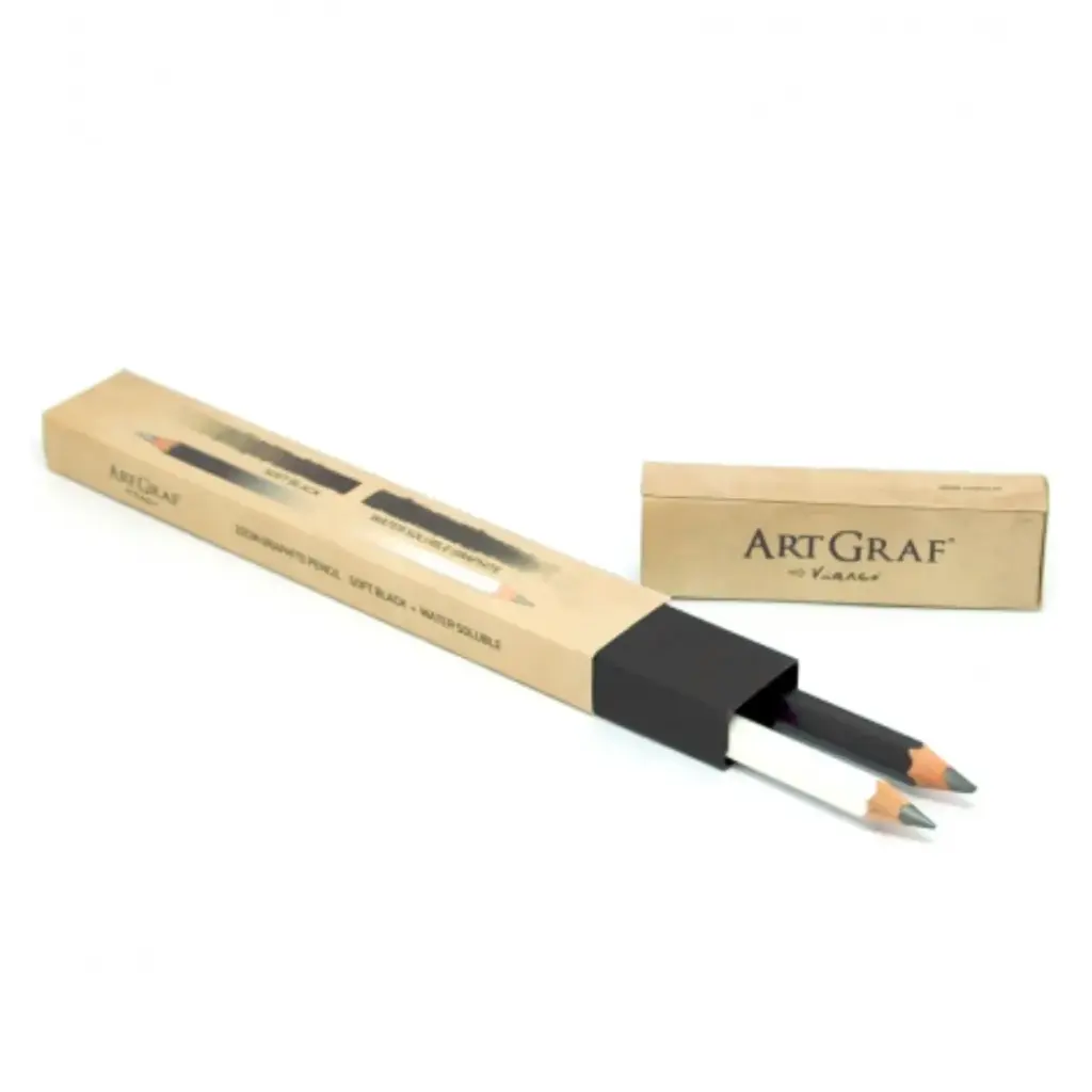 Lápices Grafito Suave y Acuarelable ArtGraf Viarco Set 2