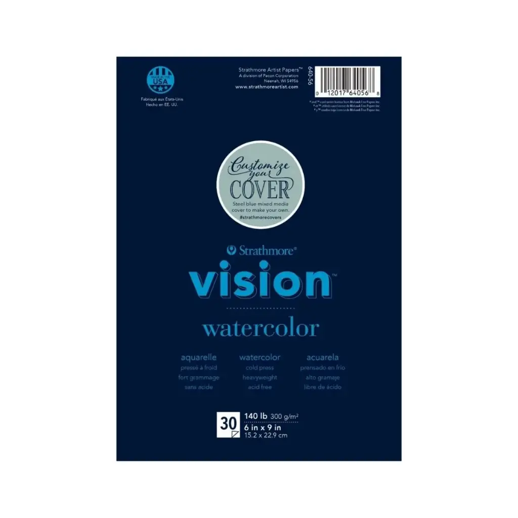 Block Acuarela Strathmore Vision 300gr 30 Hojas