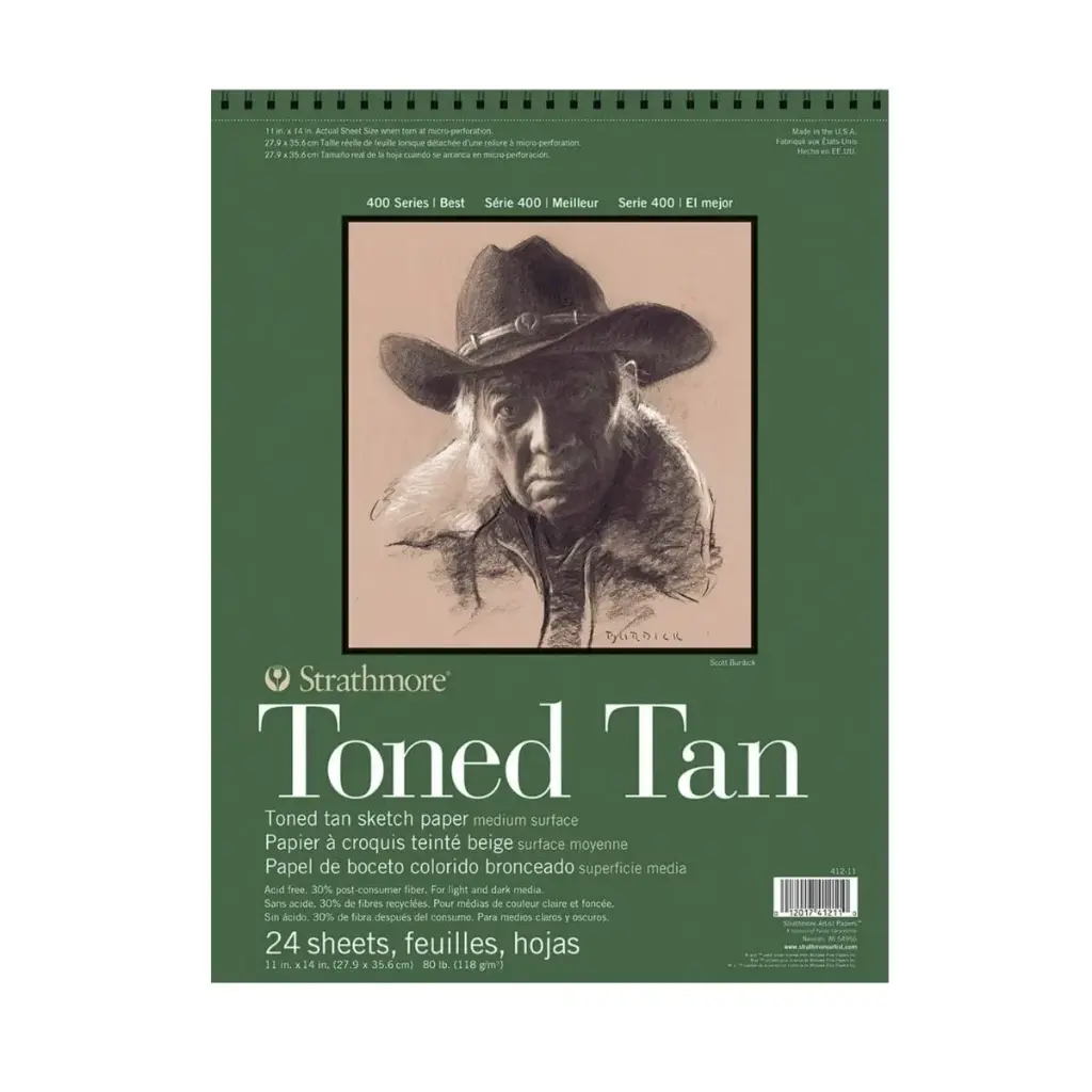 Croquera Dibujo Strathmore Toned Tan 118gr