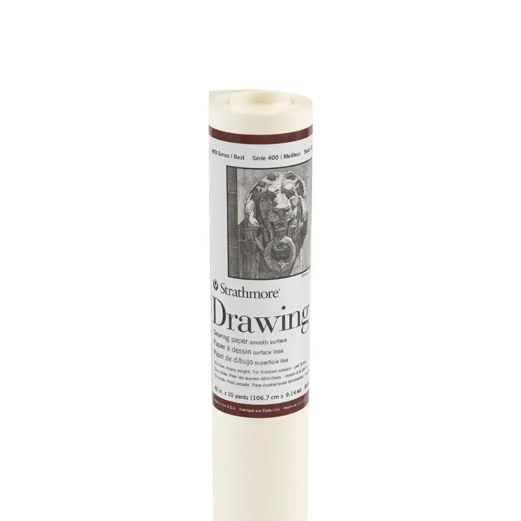 Rollo Papel Dibujo Strathmore Drawing Serie 400 130gr 1.067 x 9.14 mt