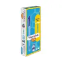 Lápices Pasta Inkjoy Paper Mate Retráctil Punta Media 1.0mm Caja 12 Unidades
