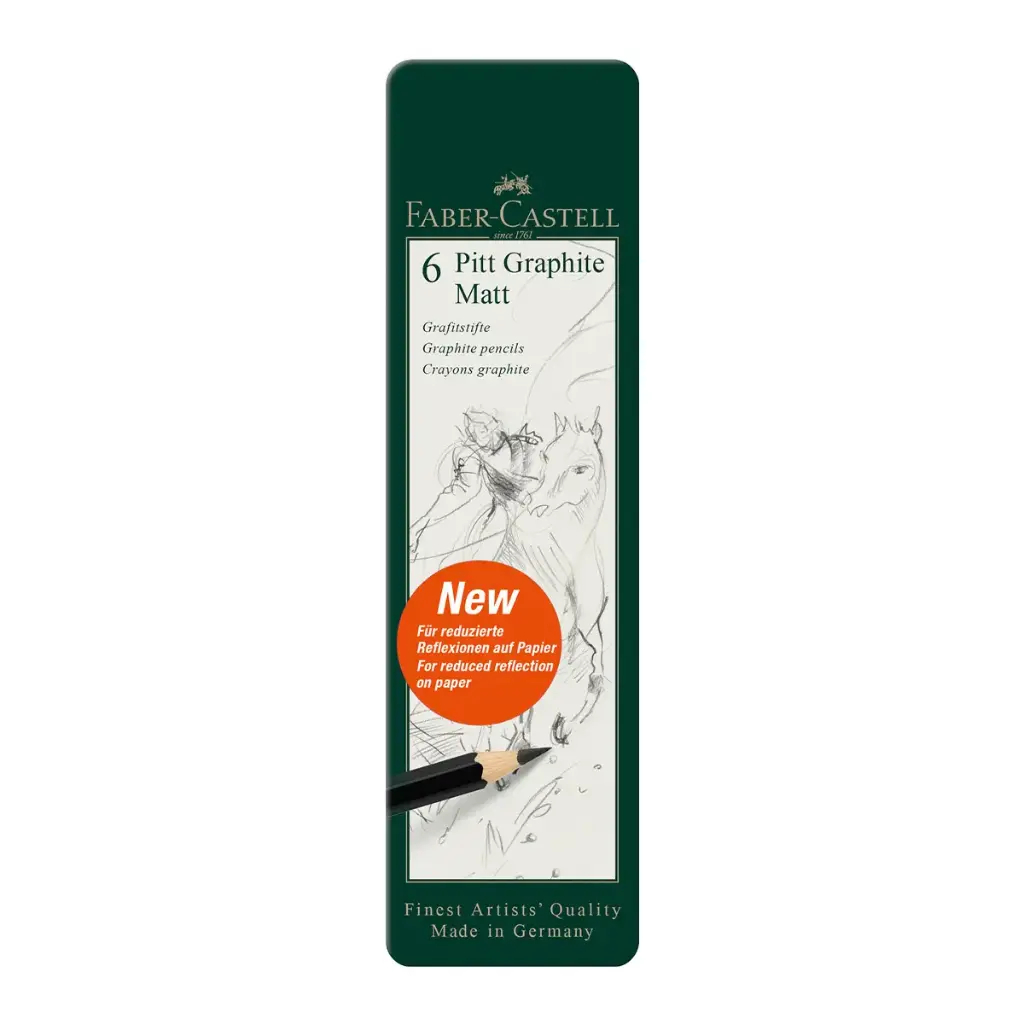 Lápices Grafito Pitt Mate Faber Castell Sets