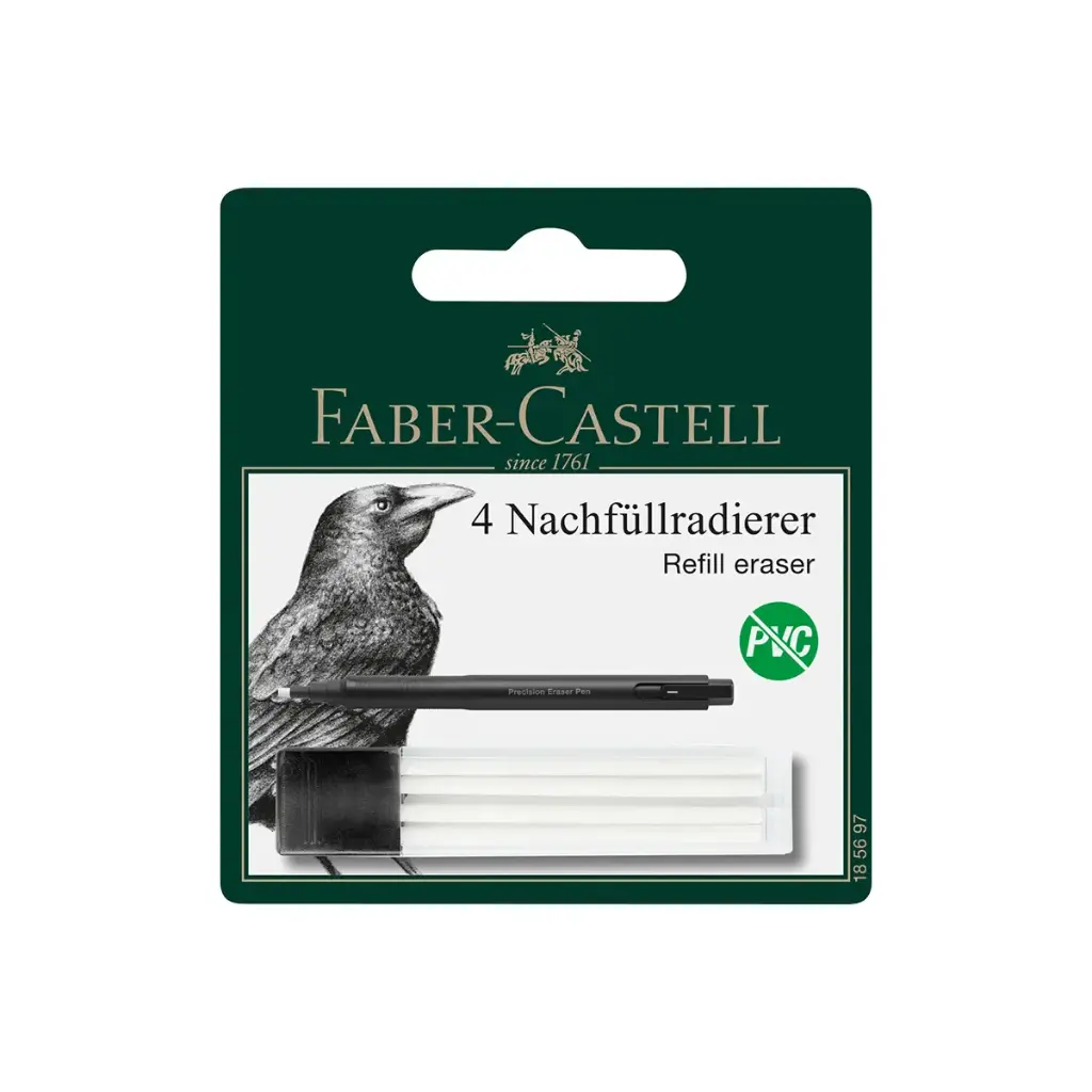 Repuesto Porta Goma de Precisión Faber Castell 4 Unidades