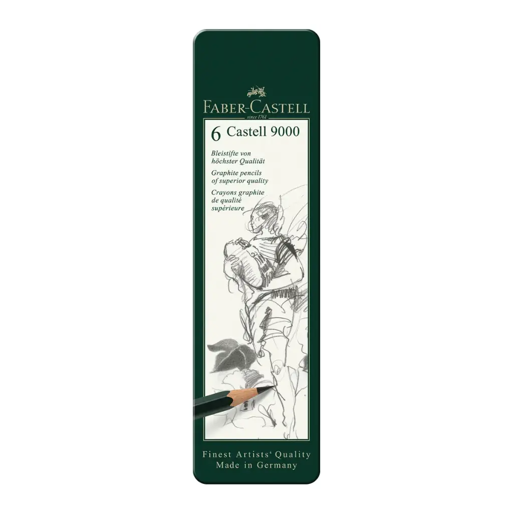 Lápices Grafito Faber Castell 9000 Sets