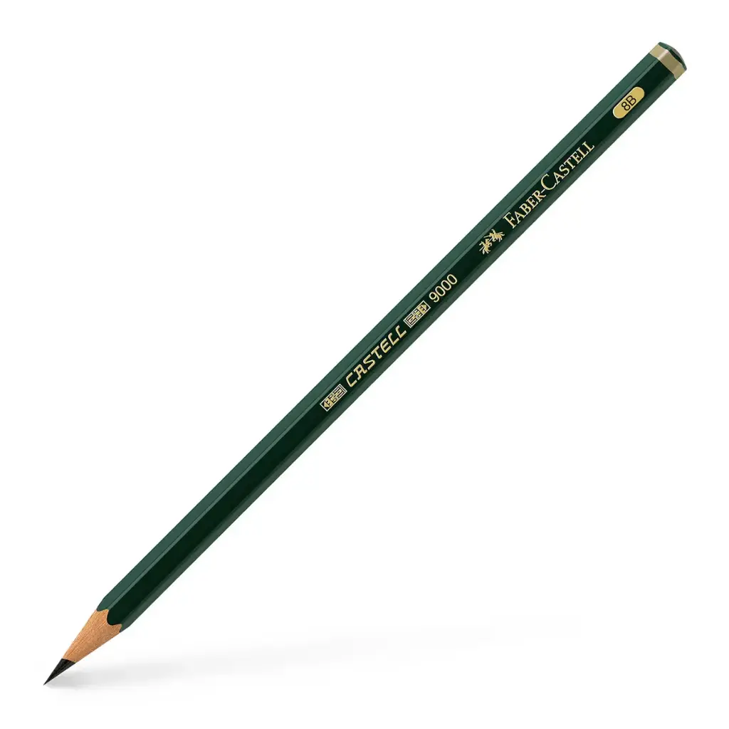 Lápiz Grafito Faber Castell 9000