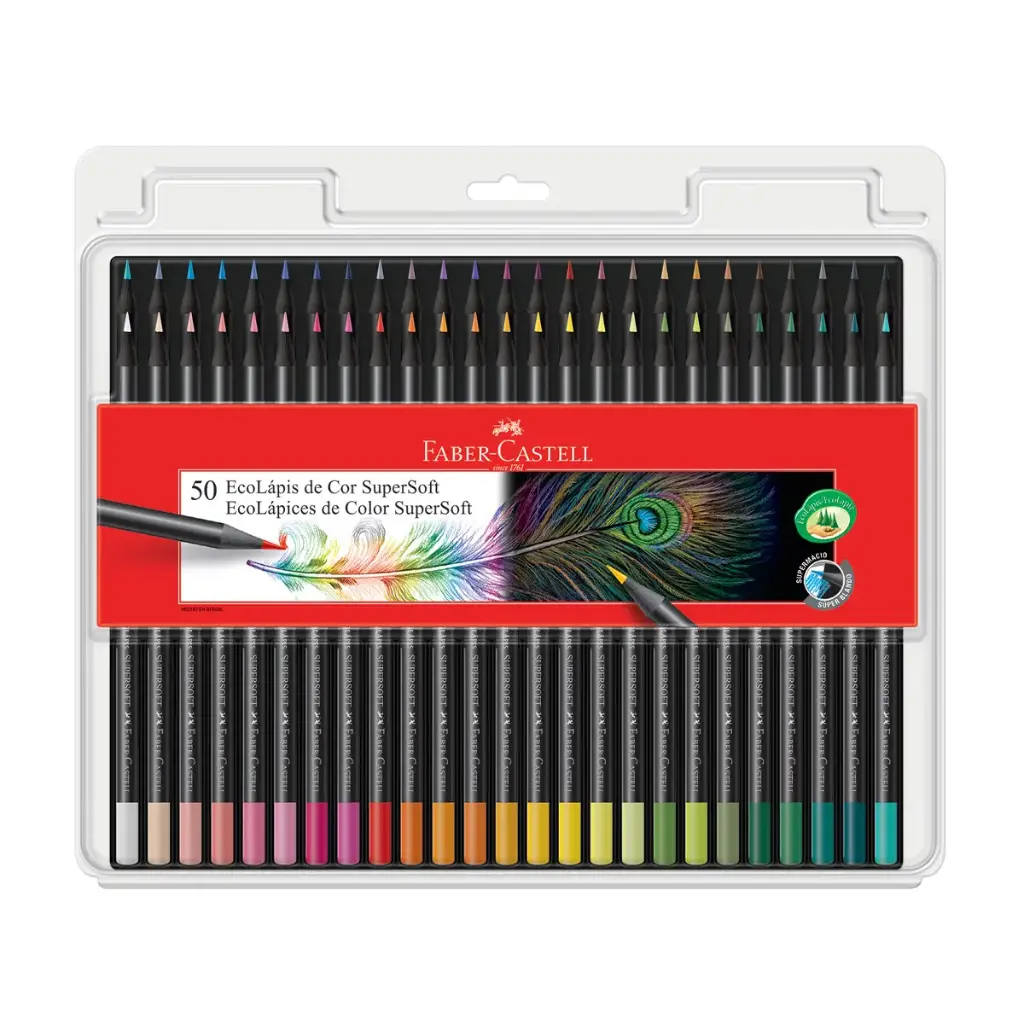 Lápices de Colores Faber Castell Ecolápices Supersoft Sets