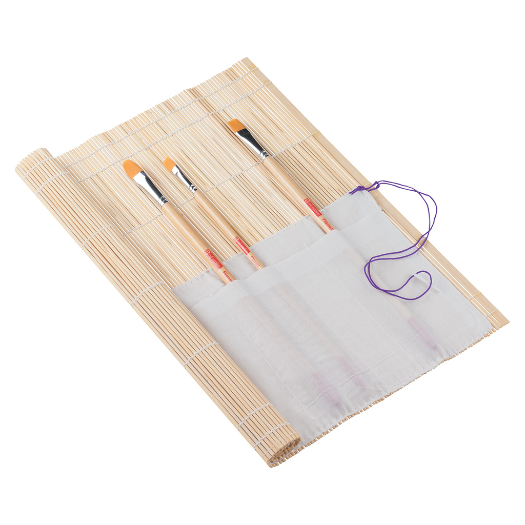 Estuche Bamboo para Pinceles Art Creation