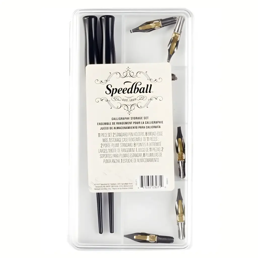 Juego de Plumas Speedball Caligrafía 11 Piezas
