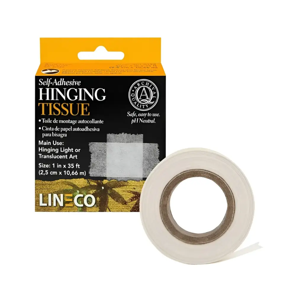 Cinta de Papel Autoadhesiva para Montaje Lineco 2,5cm x 10,66mts