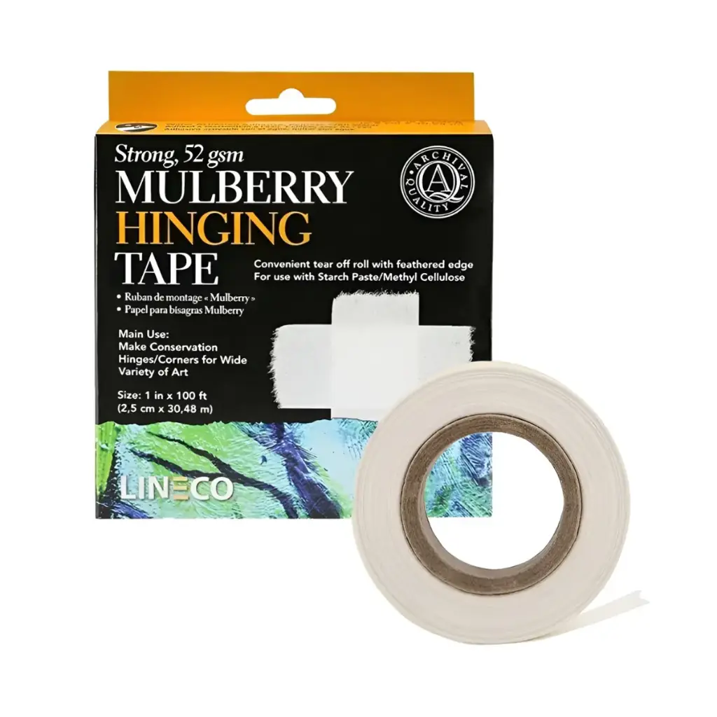Cinta de Papel Mulberry para Montaje Lineco 2,5cm X 30,4mt