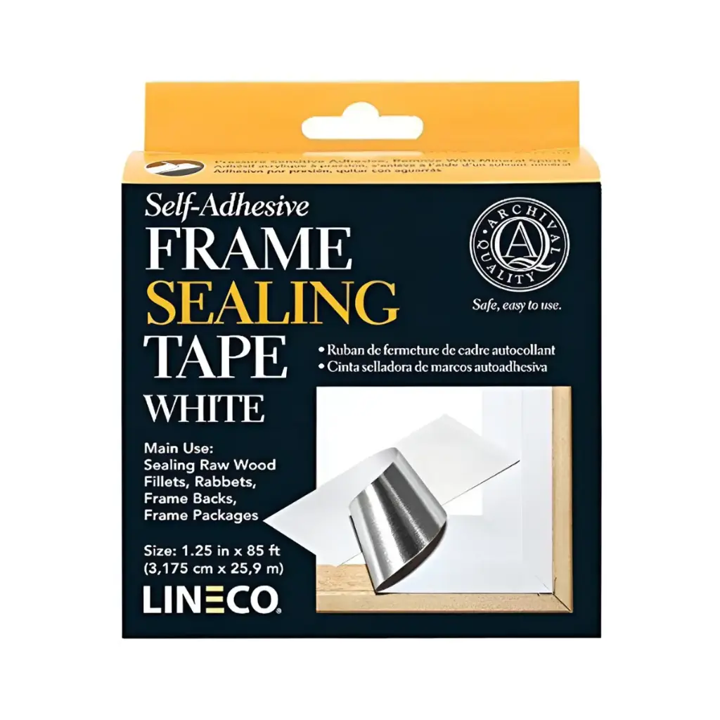 Cinta para Sellado de Marcos Autoadhesiva Lineco 3cm x 25mt