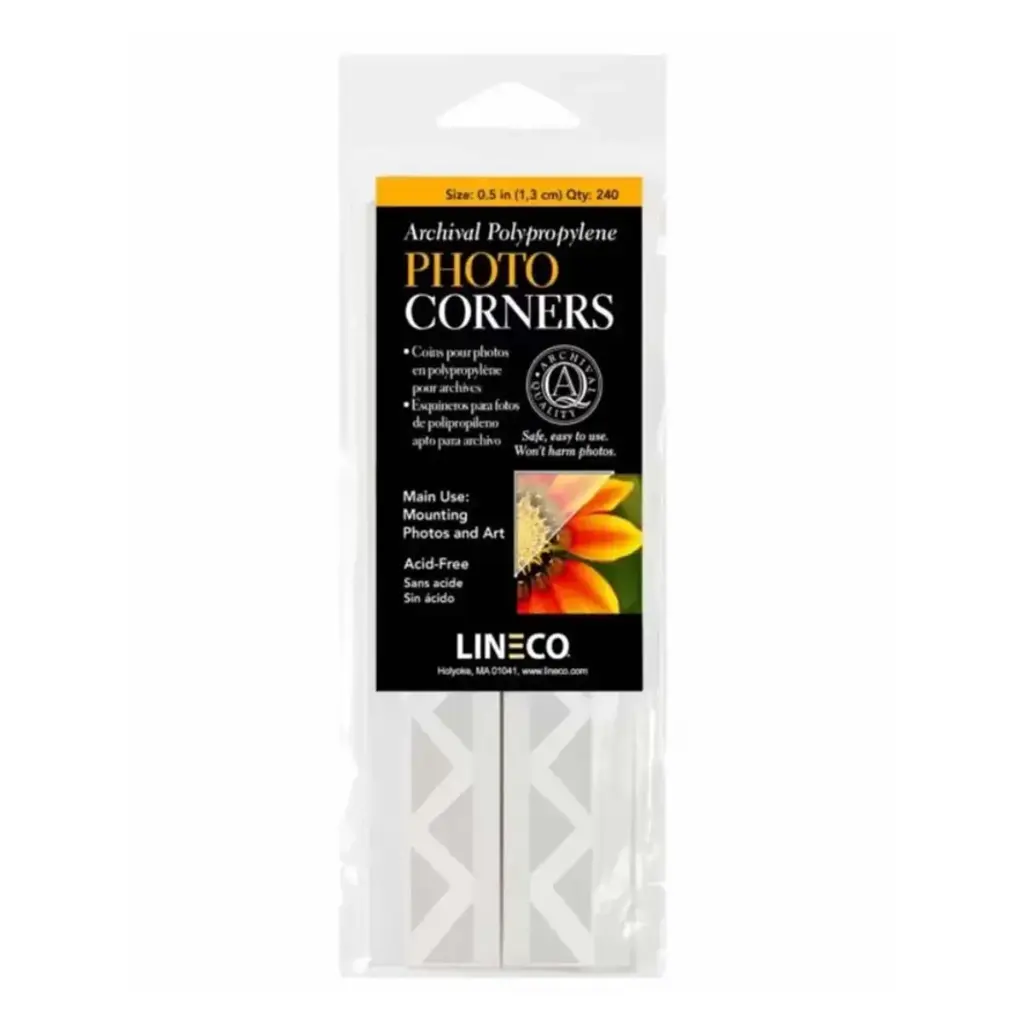 Esquineros para Fotos de Polipropileno Lineco
