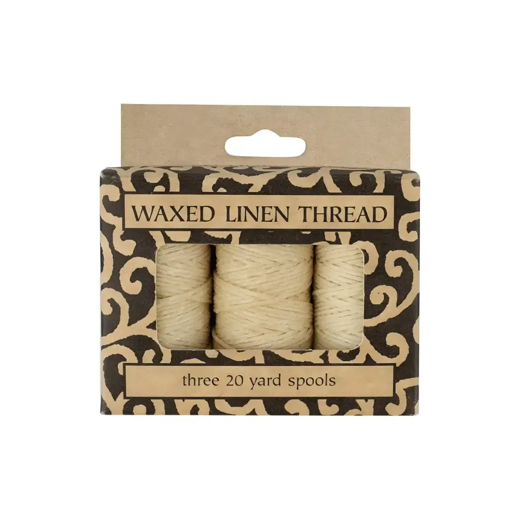 Hilo de Lino Encerado para Encuadernar Lineco Pack 3