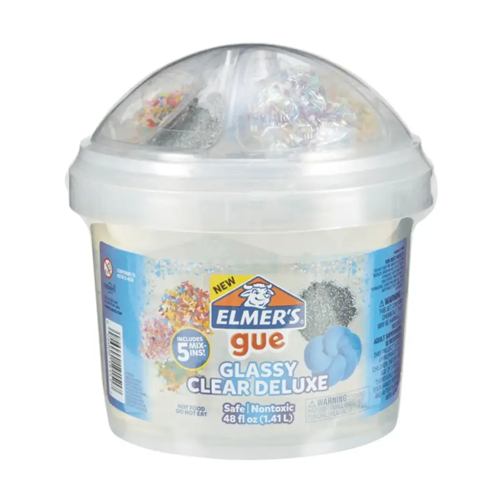 Balde de Slime Elmers Transparente con 5 Complementos 